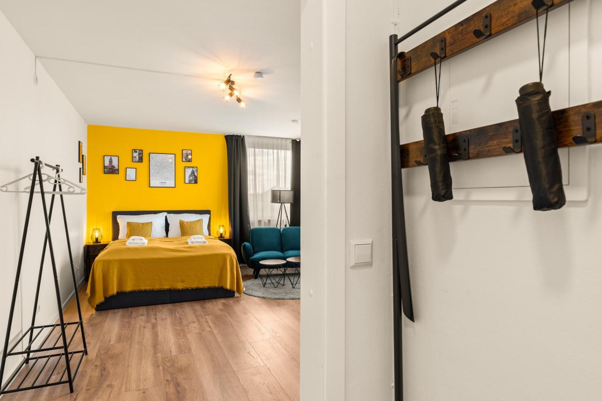 Free Living - City Design Apartments, Zentrum, Outlet, Balkon, Kueche Wolfsburg Esterno foto