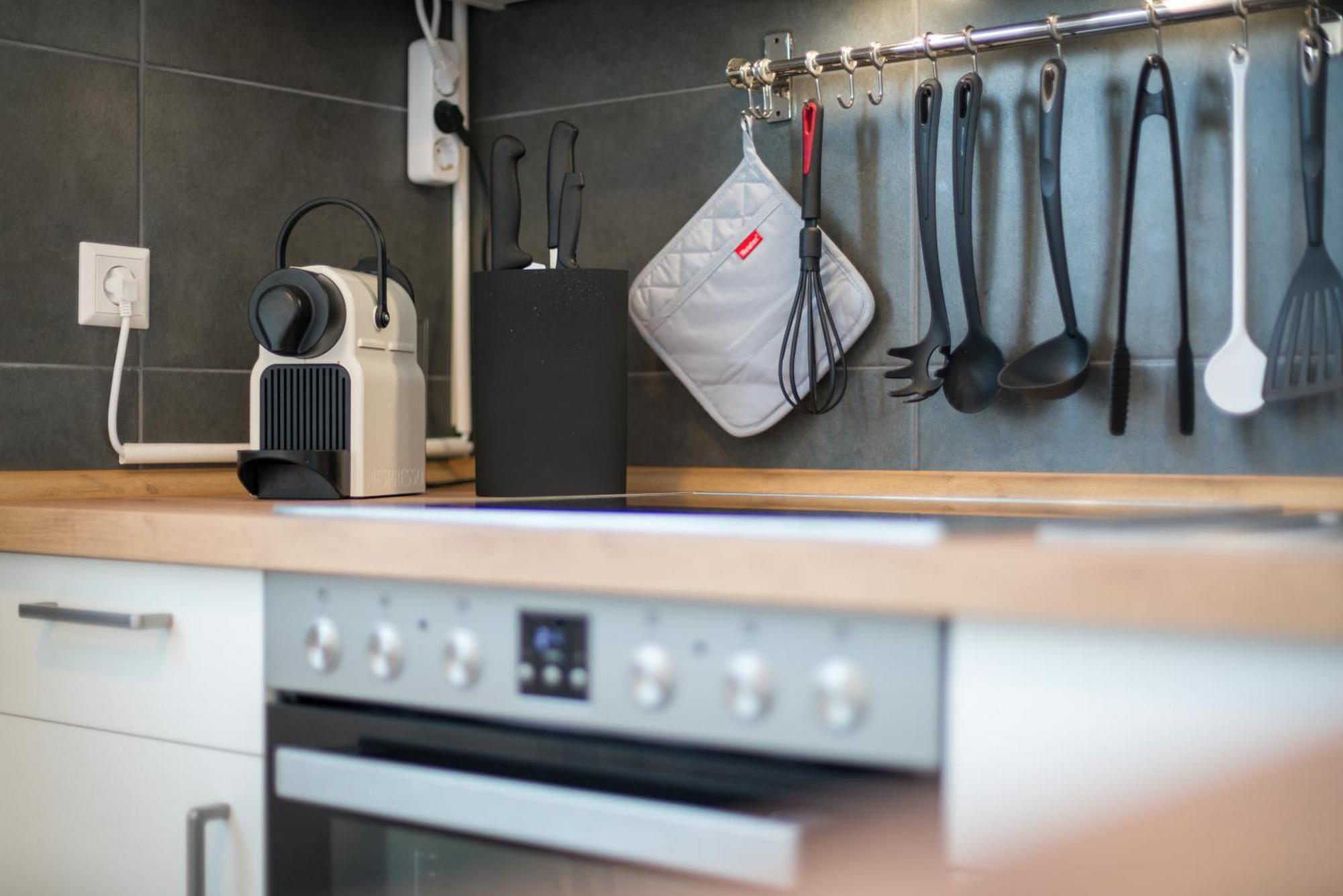 Free Living - City Design Apartments, Zentrum, Outlet, Balkon, Kueche Wolfsburg Esterno foto