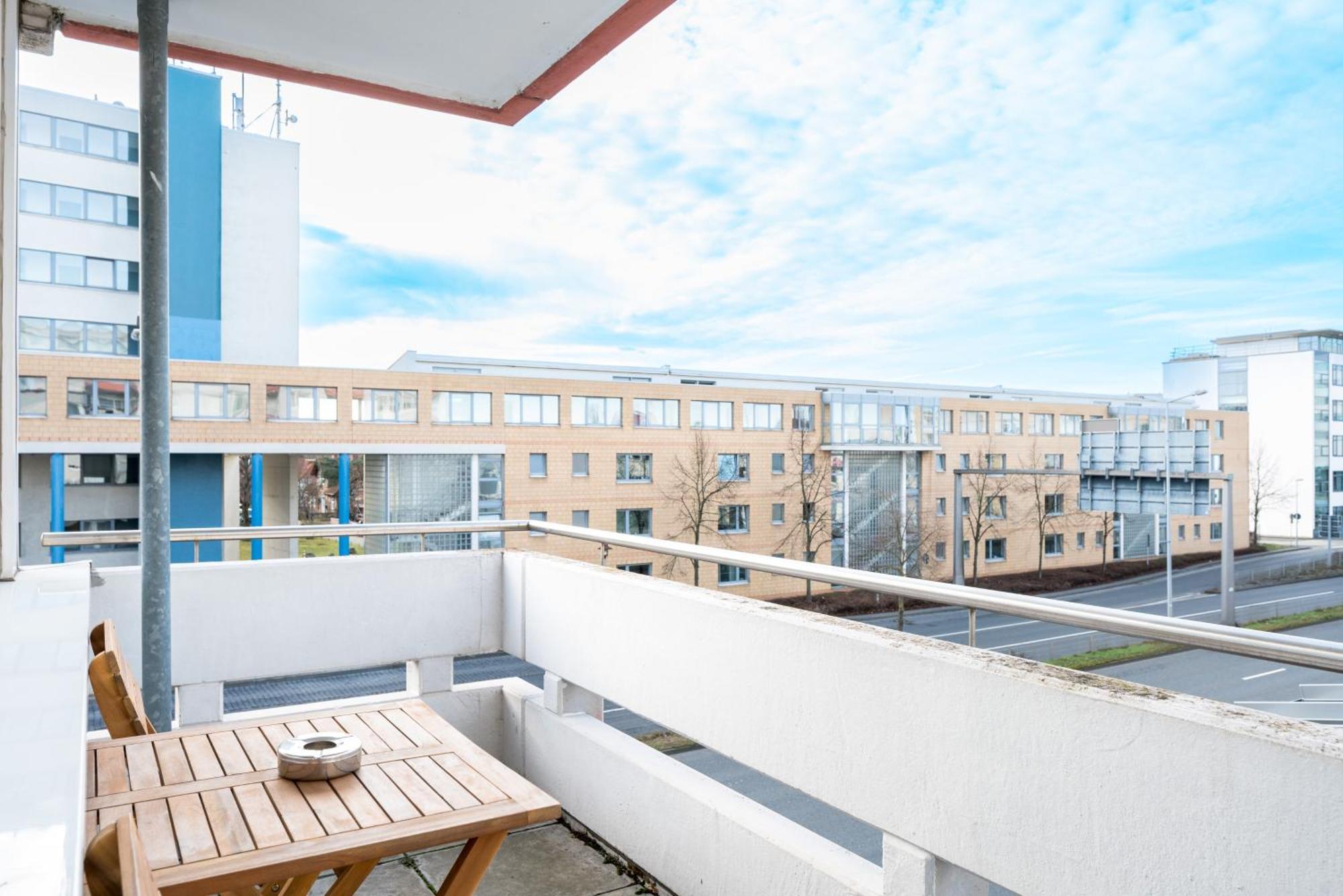 Free Living - City Design Apartments, Zentrum, Outlet, Balkon, Kueche Wolfsburg Esterno foto