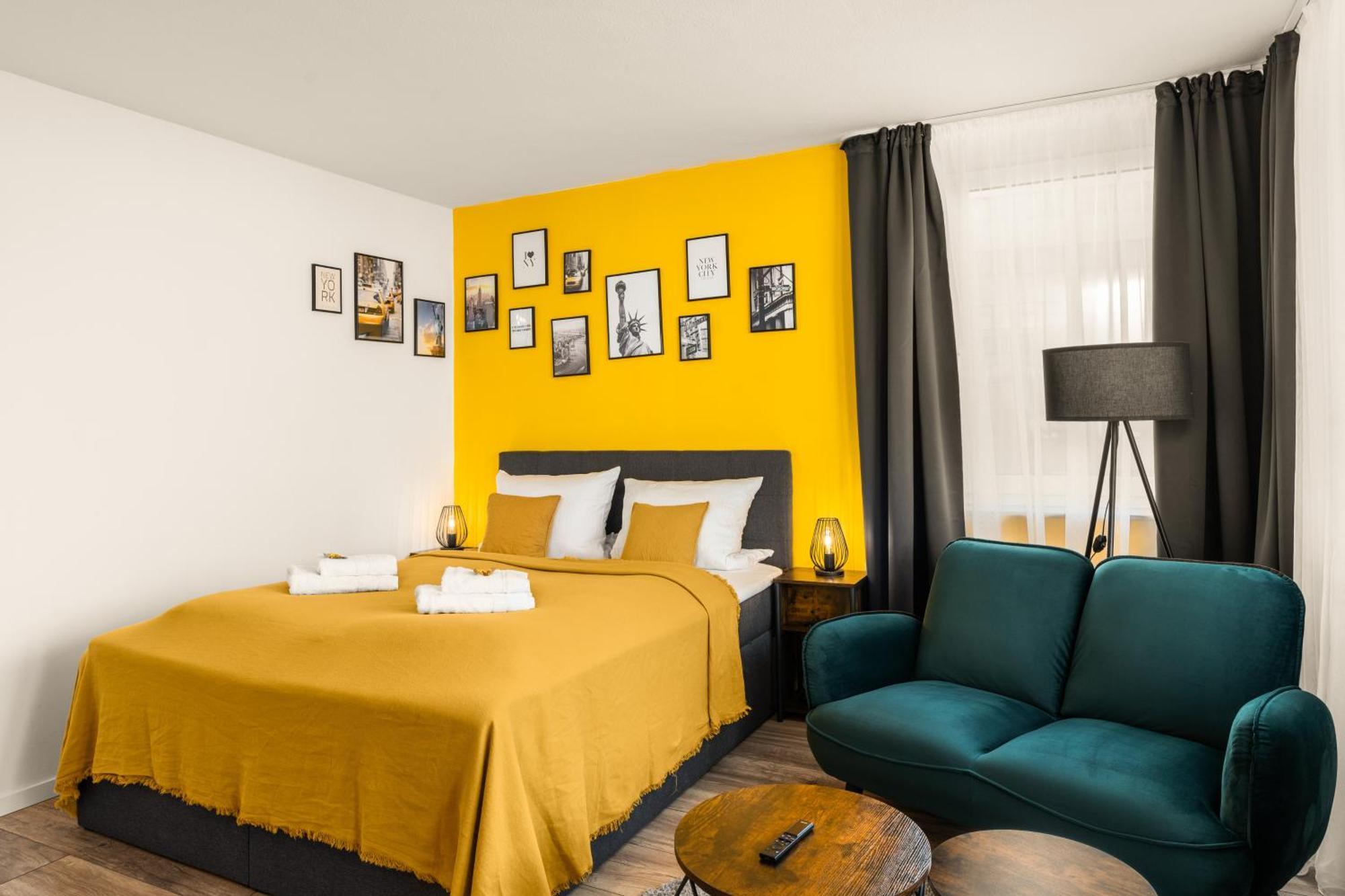 Free Living - City Design Apartments, Zentrum, Outlet, Balkon, Kueche Wolfsburg Esterno foto
