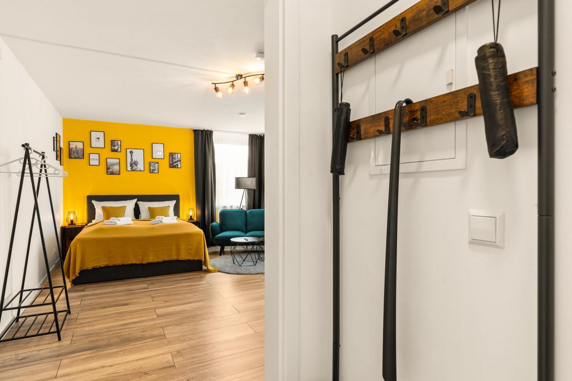 Free Living - City Design Apartments, Zentrum, Outlet, Balkon, Kueche Wolfsburg Esterno foto